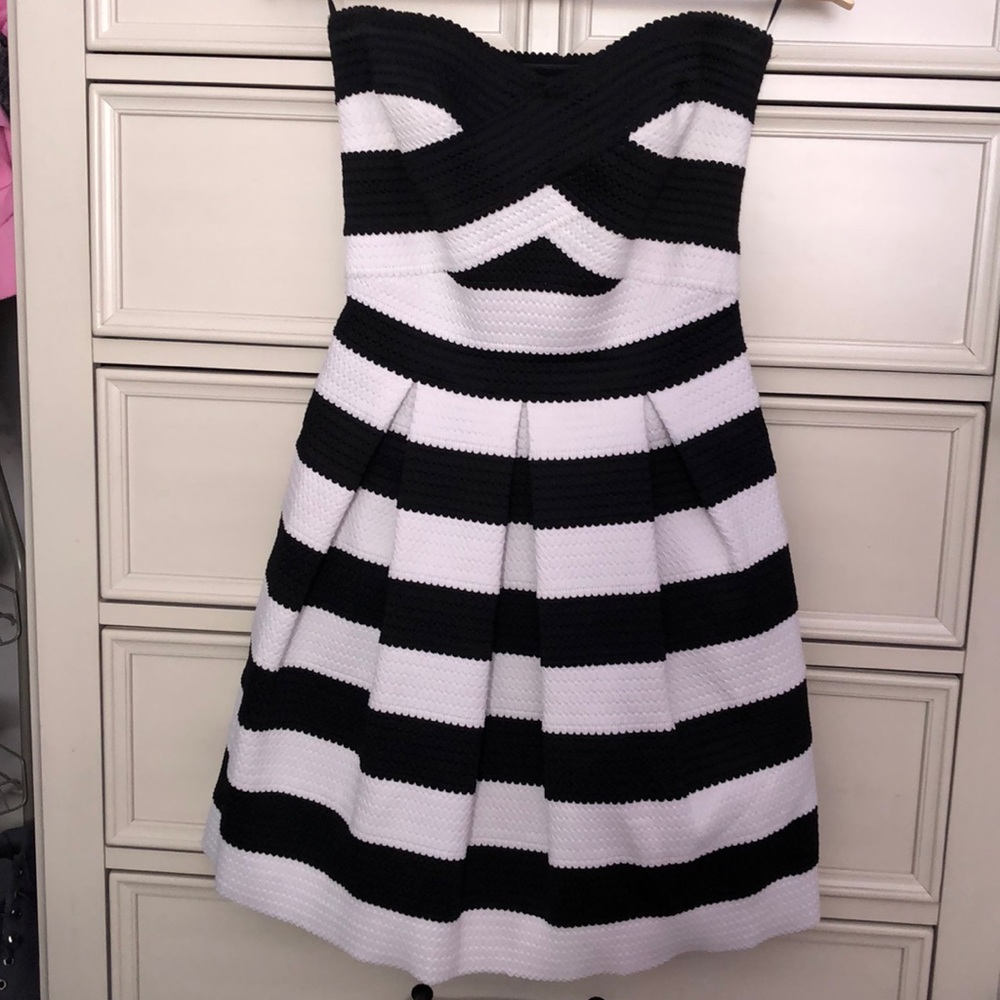 Strapless, Pleated, Mini Dress - Great Condition